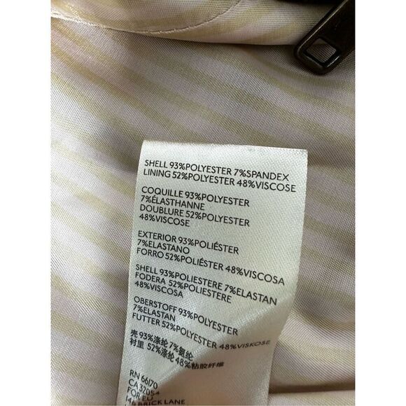 Anthropologie Ripley Sueded Longline Moto Jacket Color Olive Size XL - Picture 13 of 15